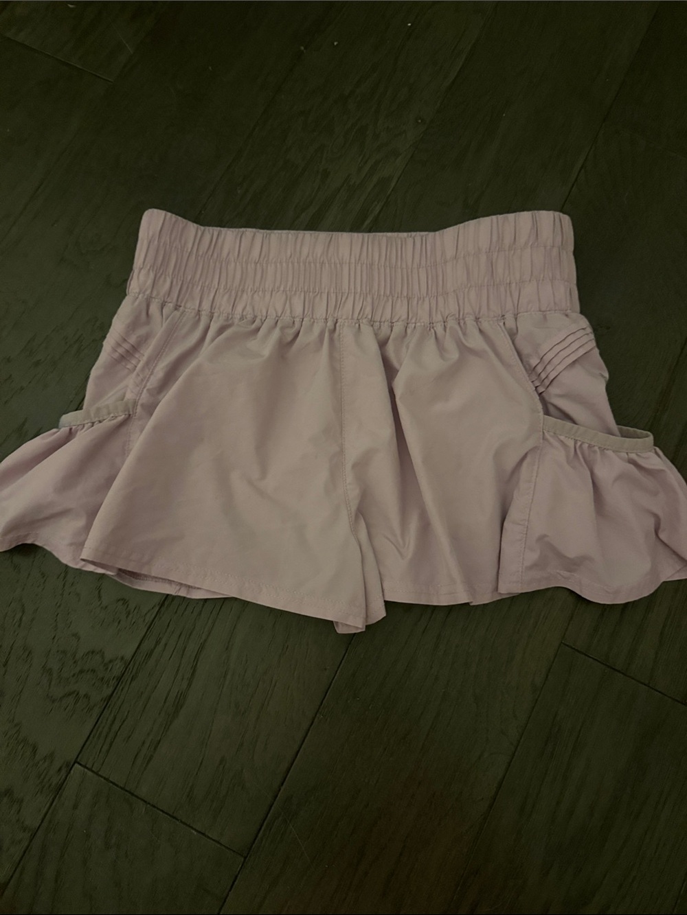 Purple free people movement shorts